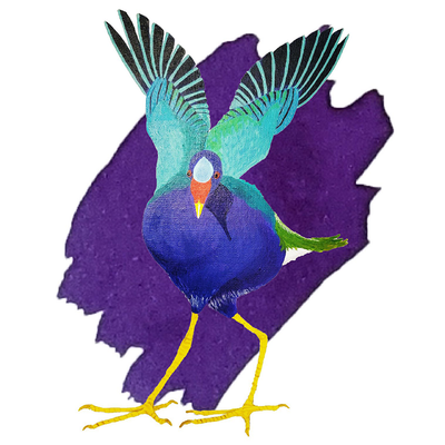 Anderillium Gallinule Purple, 1.5 oz Bottled Ink, Image 1