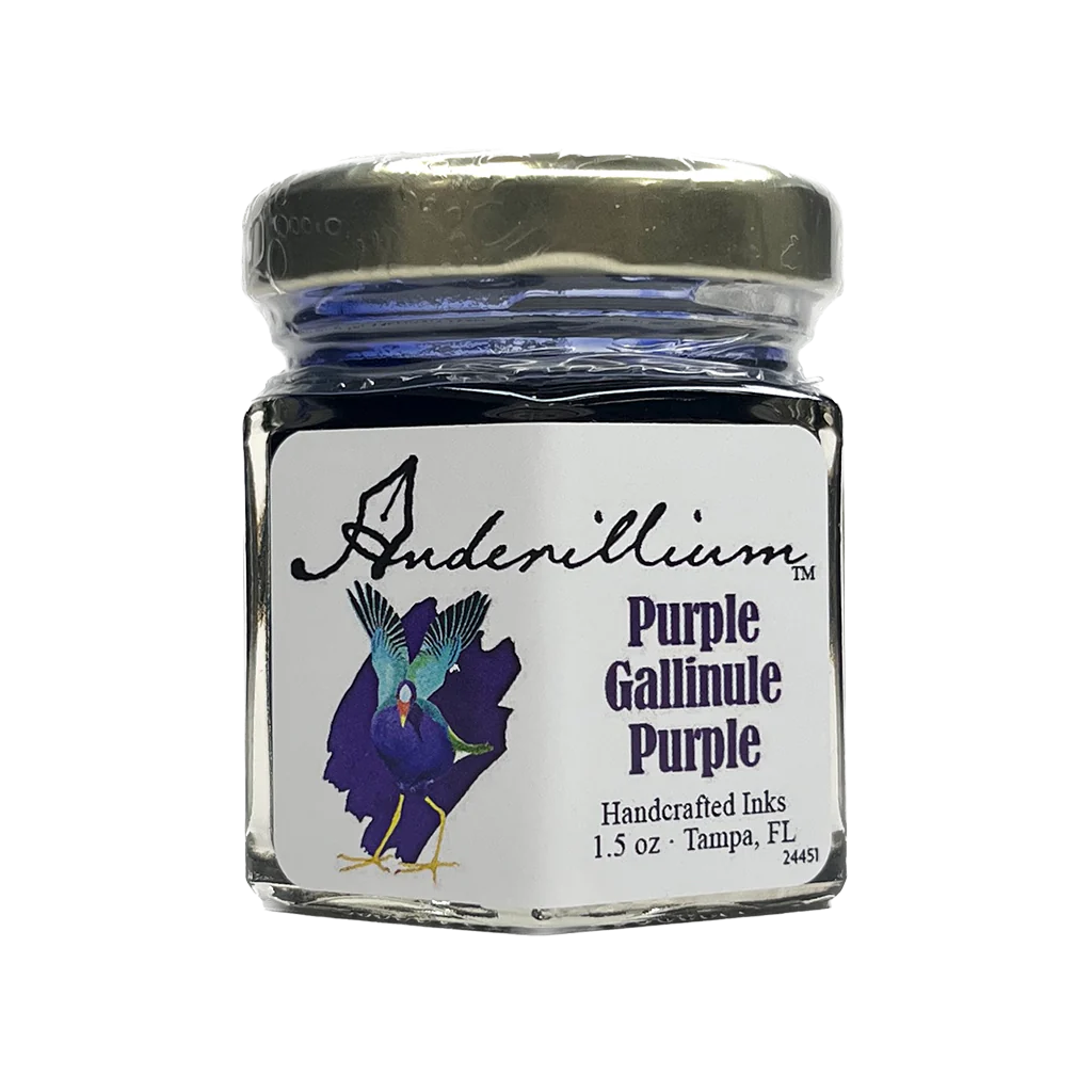 Anderillium Fountain Pen Ink, Gallinule Purple