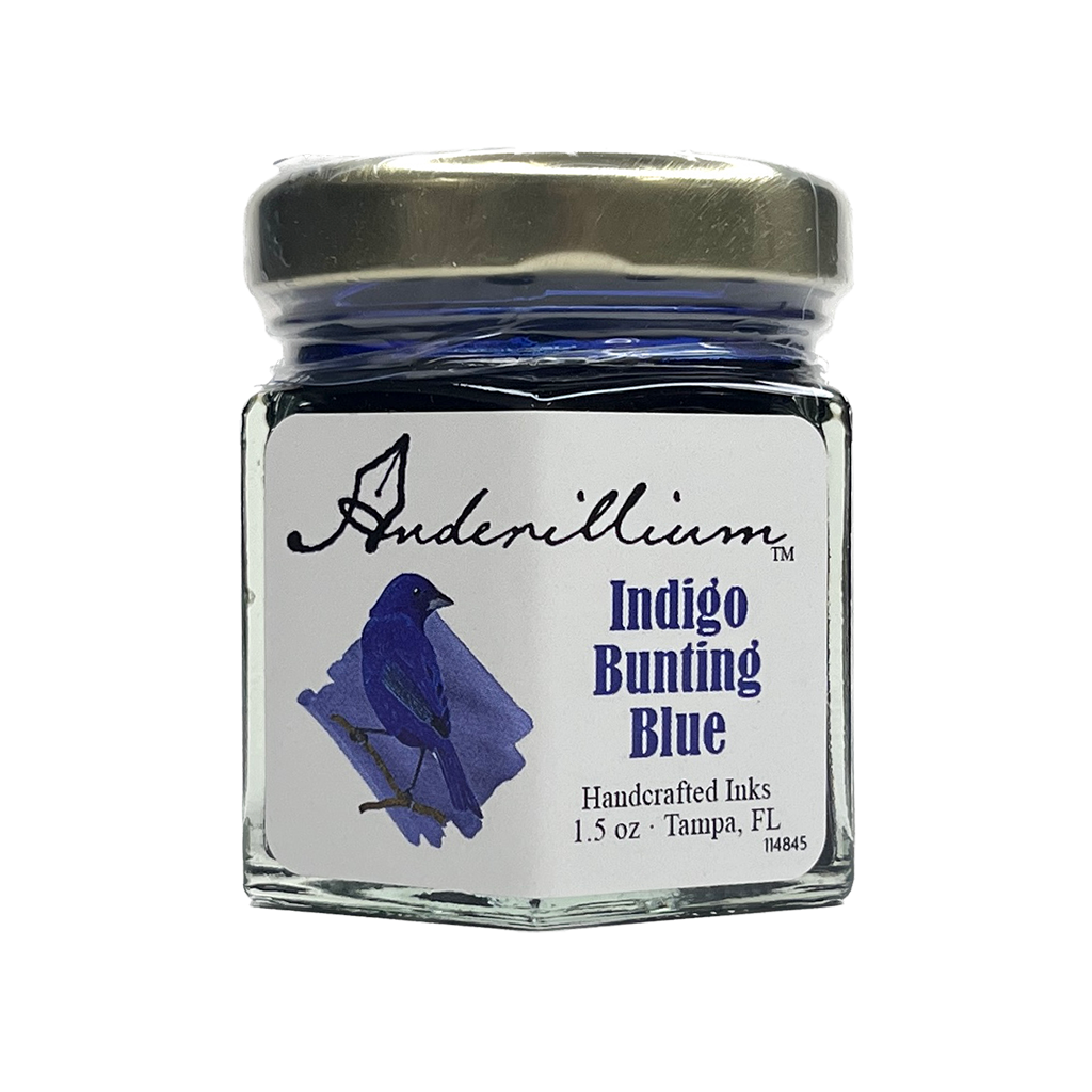 Anderillium Indigo Bunting Blue, 1.5 oz Bottled Ink