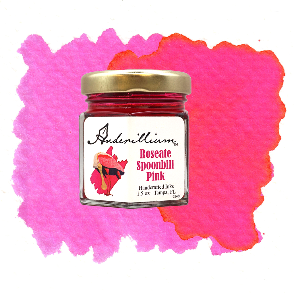 Anderillium Roseate Spoonbill Pink, 1.5 oz Bottled Ink