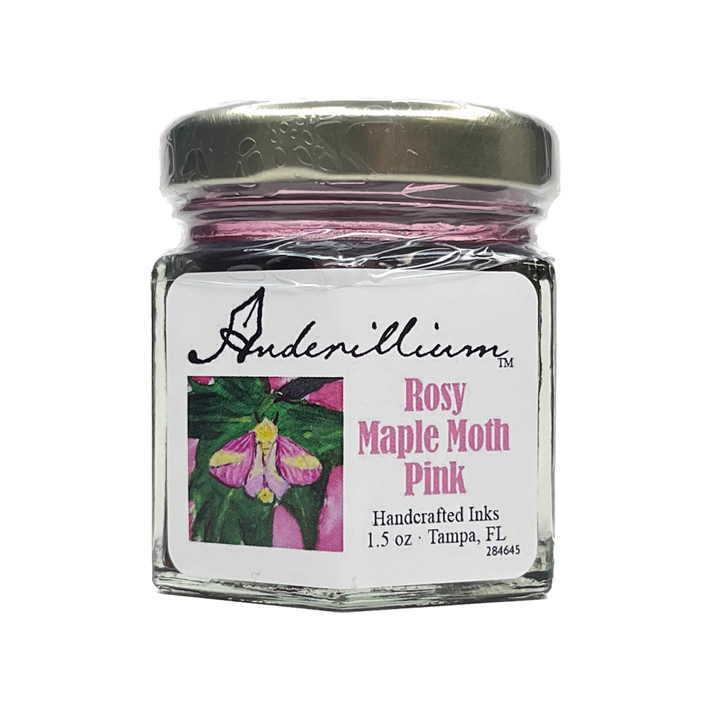 Anderillium Rosy Maple Moth Pink, 1.5 oz Bottled Ink