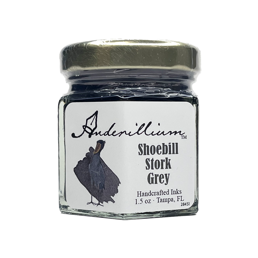 Anderillium Shoebill Stork Grey, 1.5 oz Bottled Ink