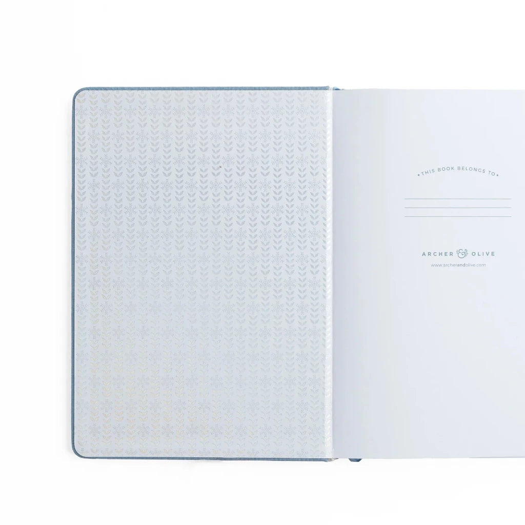 Archer & Olive Snowflake Storybook Notebook, A5 - Dot Grid