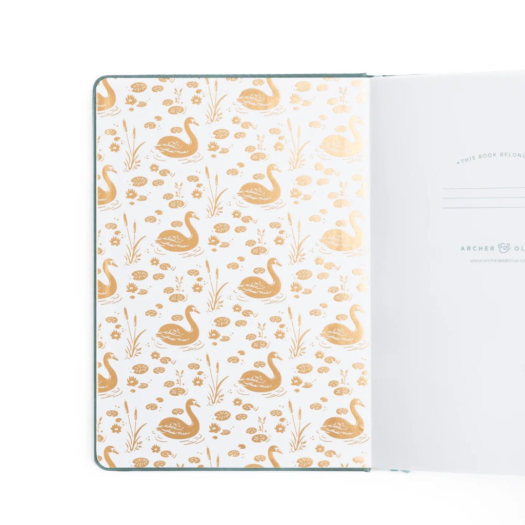 Archer & Olive Spring 2025 Swan Pond Notebook, A5 - Dot Grid