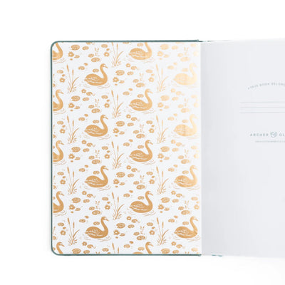 Archer & Olive Spring 2025 Swan Pond Notebook, A5 - Dot Grid