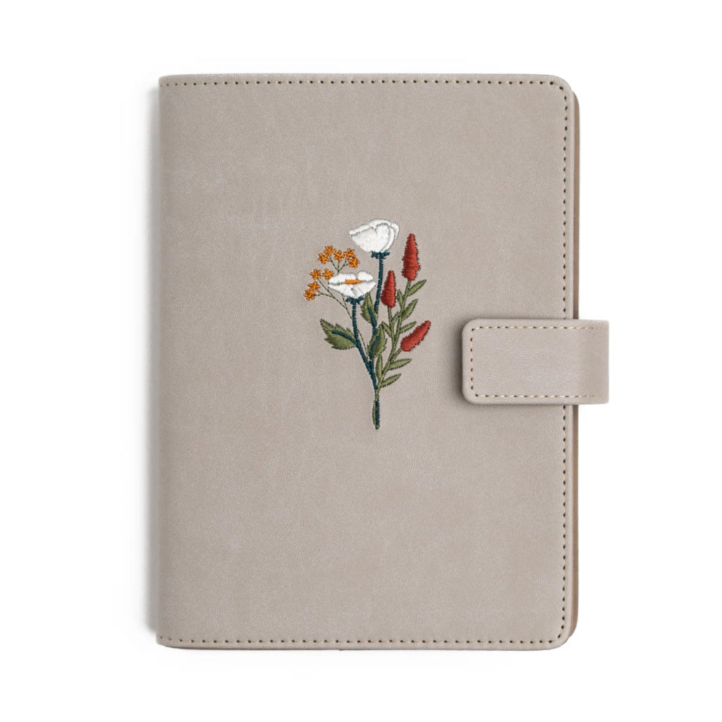 Archer & Olive Spring Embroidered Journal Cover, B5