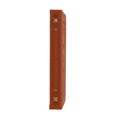 Archer & Olive side view of notebook cover with floral embossing, available at Lighthouse Paper Co. in Melbourne, FL