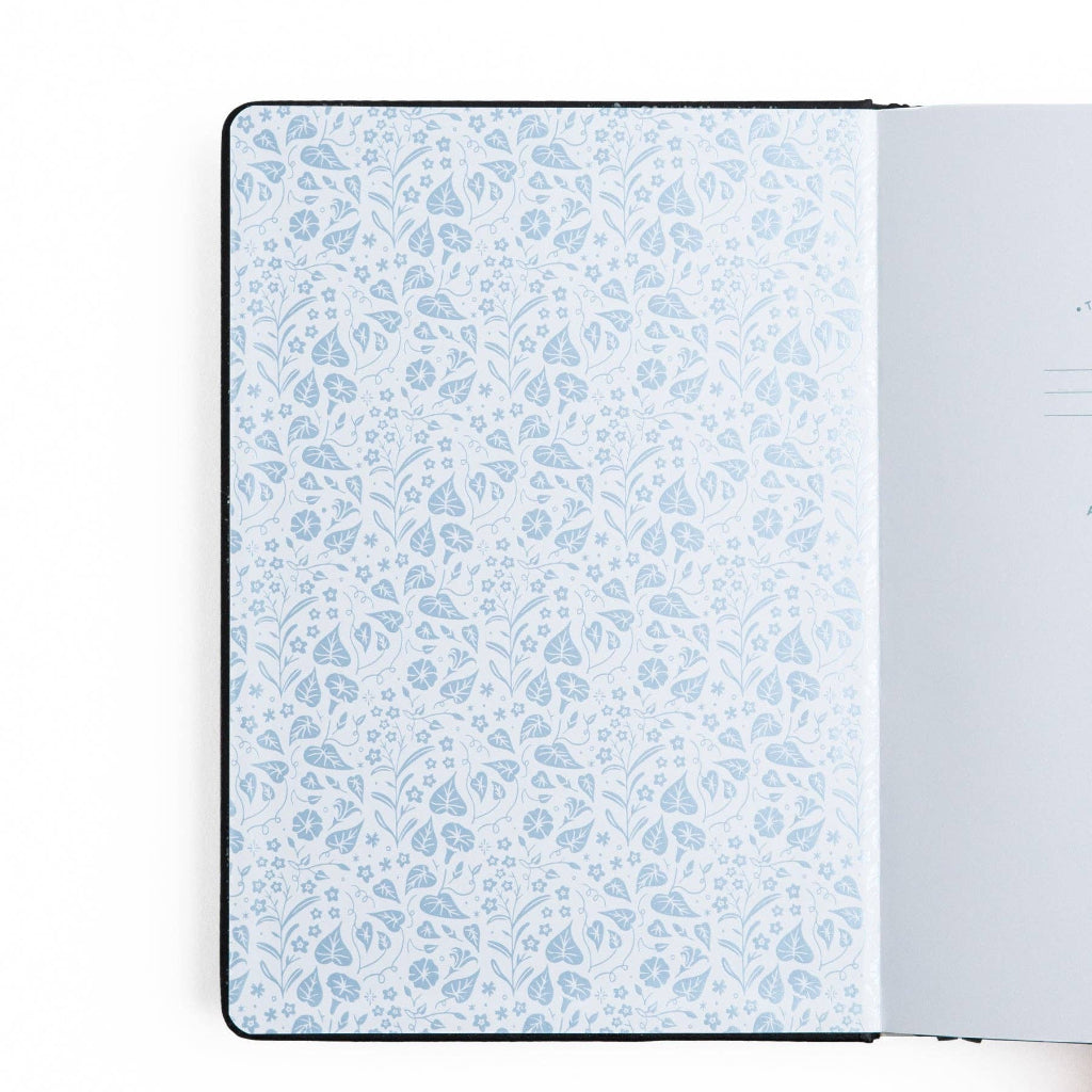 Archer & Olive Midnight Floral Notebook, B6 - Dot Grid