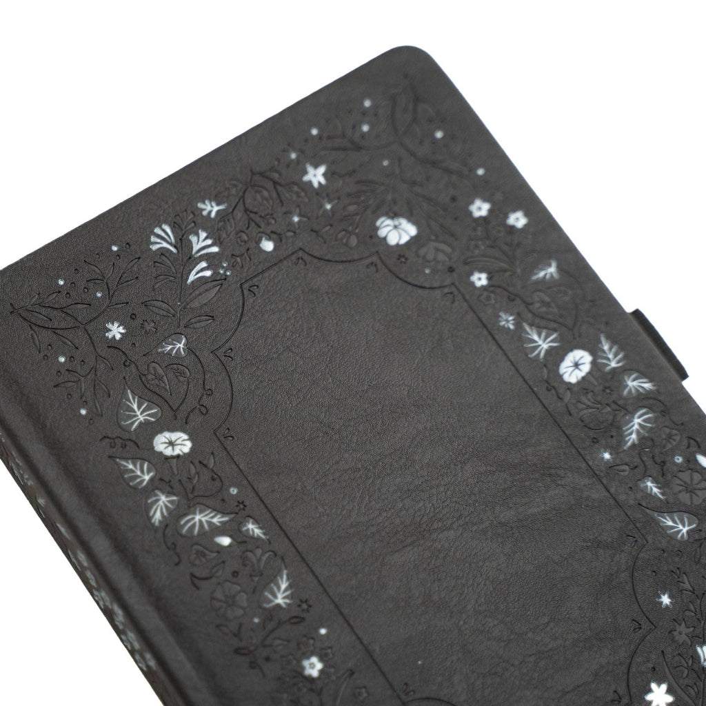 Archer & Olive Midnight Floral Notebook, B6 - Dot Grid