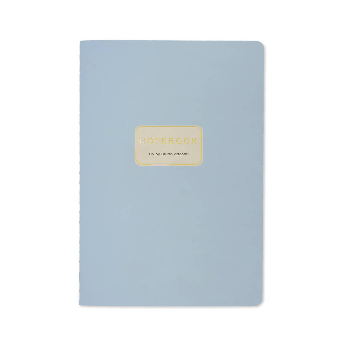 Cuaderno rayado de 80 páginas, tamaño A5, color azul pálido