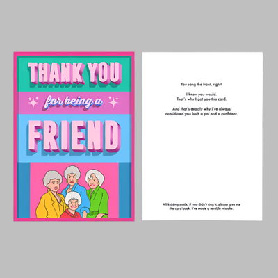 Golden Girls Thank You Card