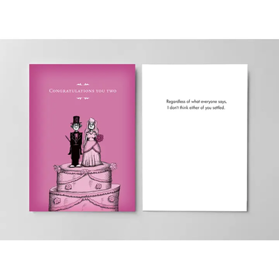 Congratulations Funny Wedding Card