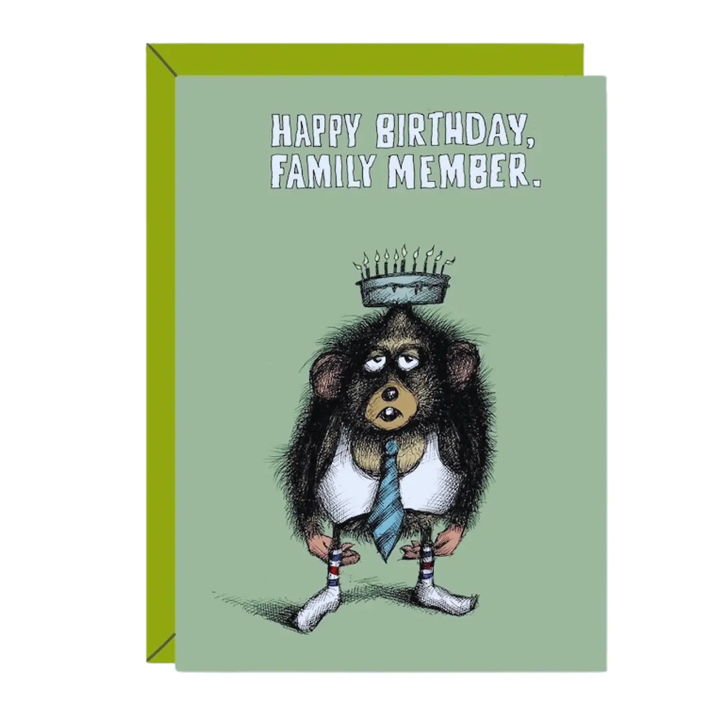 Happy Birthday Family Member Card