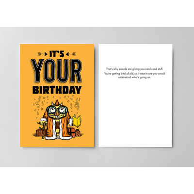 It's Your Birthday Funny Birthday Card