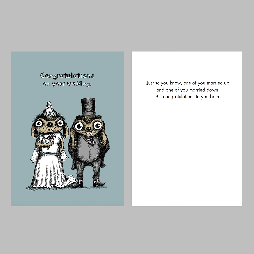 Married Up/Married Down Card