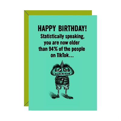 TikTok Funny Birthday Card