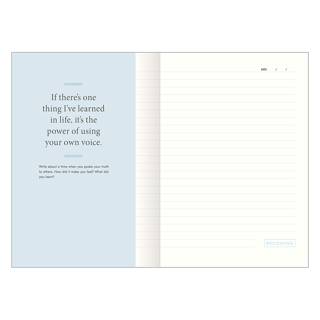 Becoming: A Guided Journal for Discovering Your Voice