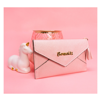 Porte-cartes enveloppe Charlotte Pastel