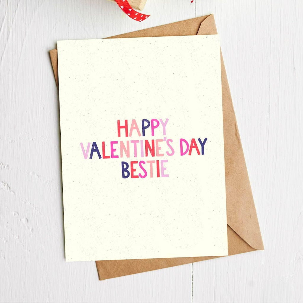 Happy Valentine's Day Bestie Greeting Card