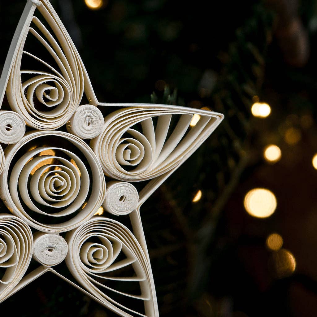 Quilled Arcturus Star Paper Hanging Ornament