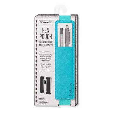Bookaroo Pen Pouch in Turquoise at Lighthouse Paper Co. in Melbourne, FL, Image 1
