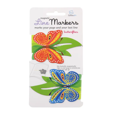 Butterflies Magnetic Page Markers, 2 Set