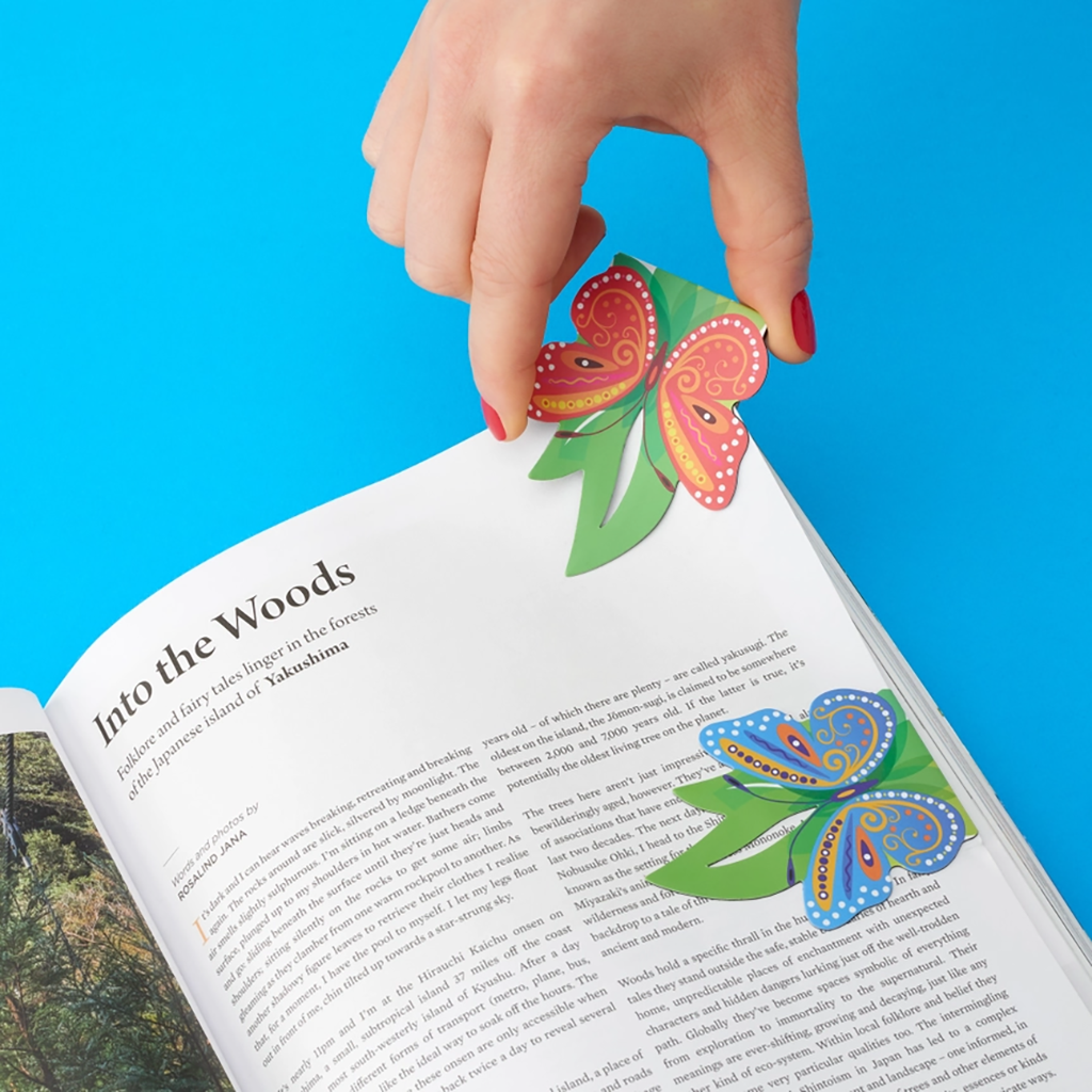 Butterflies Magnetic Page Markers, 2 Set