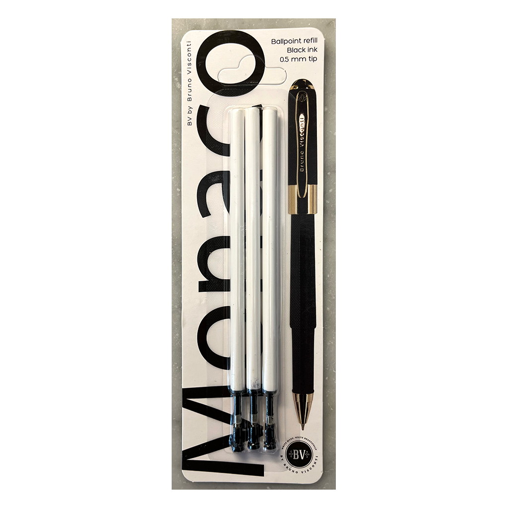 Monaco Ballpoint Pen Refill, 3 Pack, Image 1