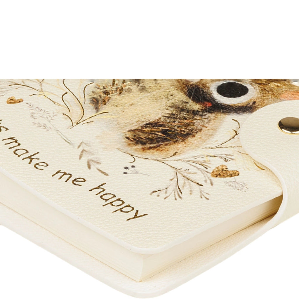 Snap Close Lined Diary, B6 - Kitten 