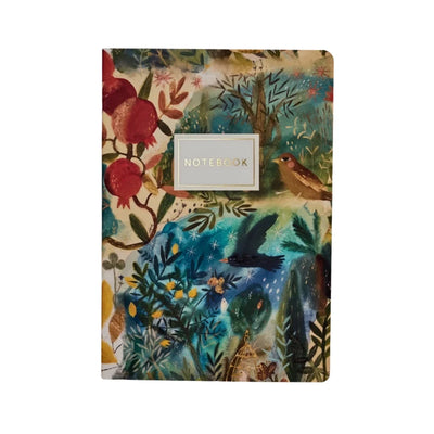 Cuaderno de rayas Flora, A5 - Serie 2