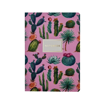 76 Page Softcover Ruled Notebook, A5 - Flora Series