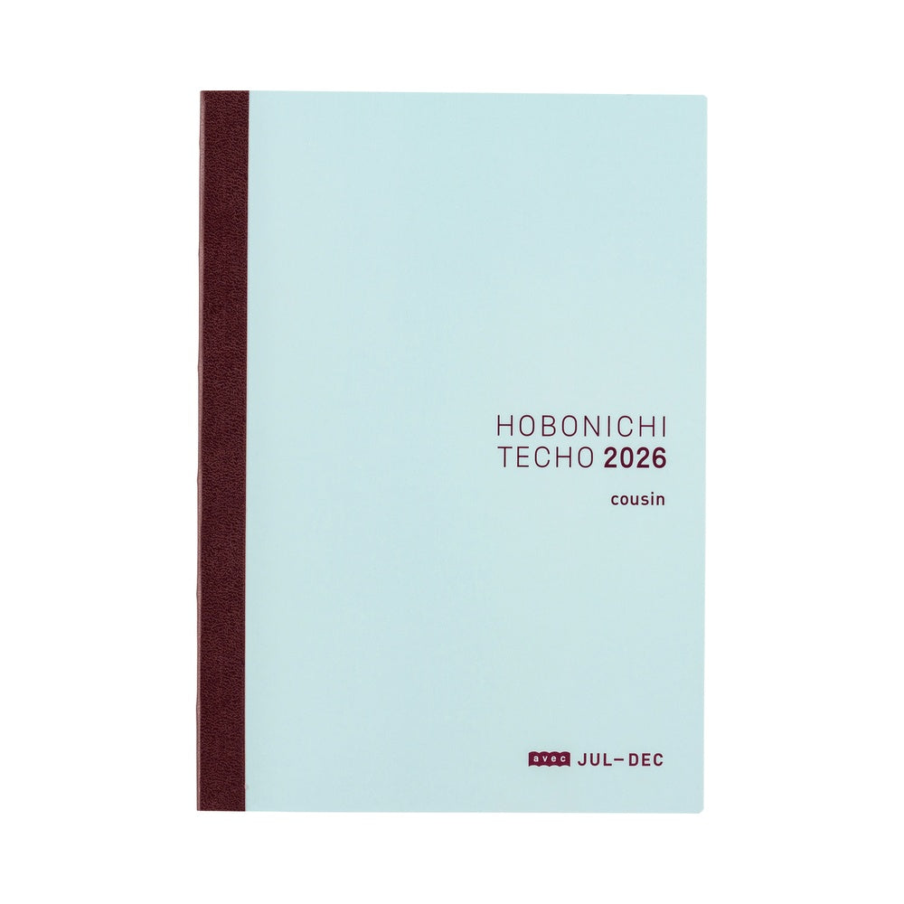 Hobonichi Techo 2026 Cousin Avec Book, A5 - Jan/Mon Start (Japanese)