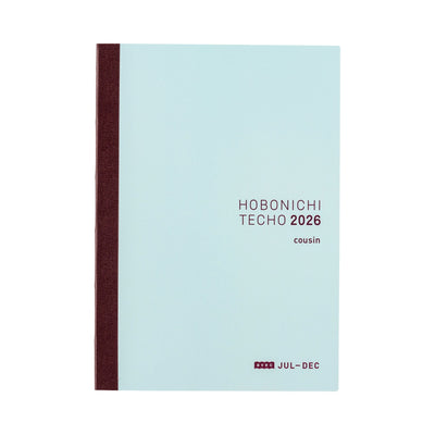 Hobonichi Techo 2026 Cousin Avec Book, A5 - Jan/Mon Start (Japanese)