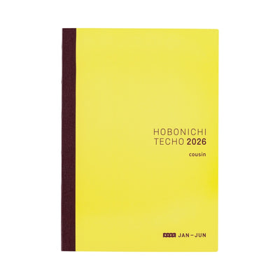 Hobonichi Techo 2026 Cousin Avec Book, A5 - Jan/Mon Start (Japanese)