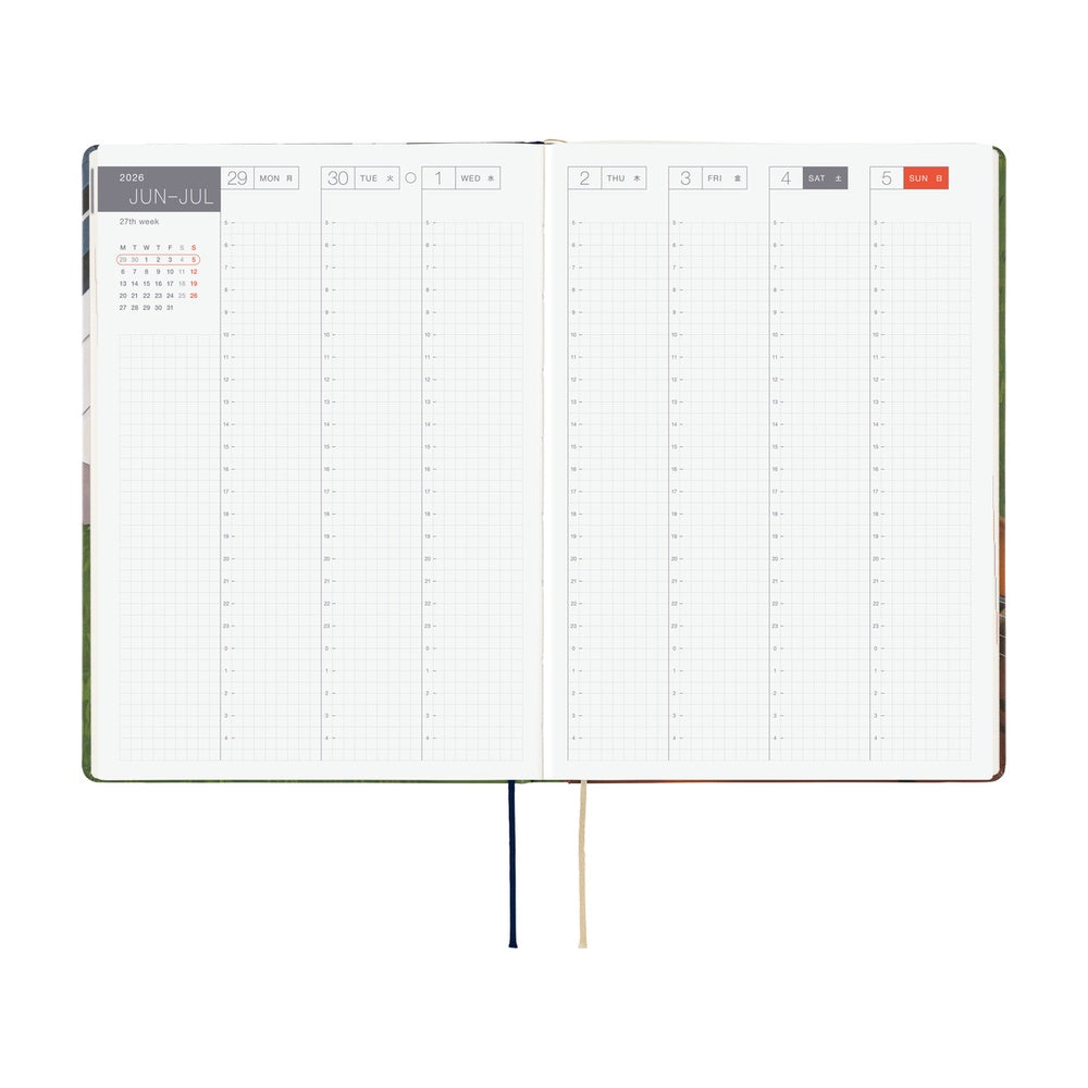 Hobonichi Techo 2026 HON, A5 - Hiroko Kubota: Waiting on the Chord (English)