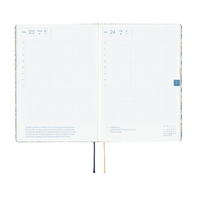 Hobonichi Techo 2026 HON, A5 - Liberty Fabrics: Sasha Kiora