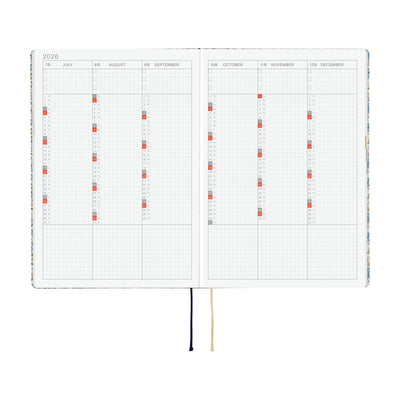 Hobonichi Techo 2026 HON, A5 - Liberty Fabrics: Sasha Kiora