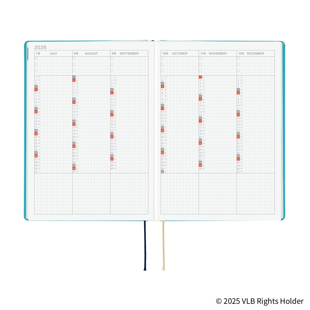 Hobonichi Techo 2026 HON, A5 - Virginia Lee Burton: The Little House (English)
