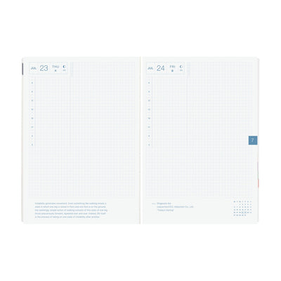Hobonichi Techo 2026 HON, A5 - Paper Series: Black Gingham