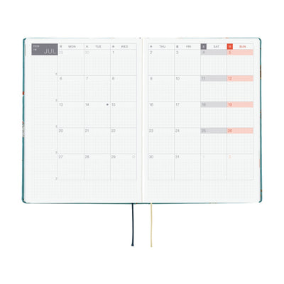 Hobonichi Techo 2026 HON, A5 - Bow & Tie: In the Forest (English)