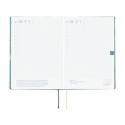 Hobonichi Techo 2026 HON, A5 - Bow & Tie: In the Forest (English)