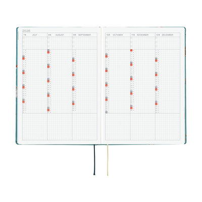 Hobonichi Techo 2026 HON, A5 - Bow & Tie: In the Forest (English)