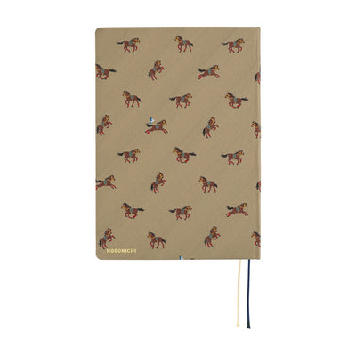 Hobonichi Techo 2026 HON, A5 - Bow & Tie: Galloping Horses (English)