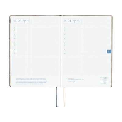 Hobonichi Techo 2026 HON, A5 - Bow & Tie: Galloping Horses (English)