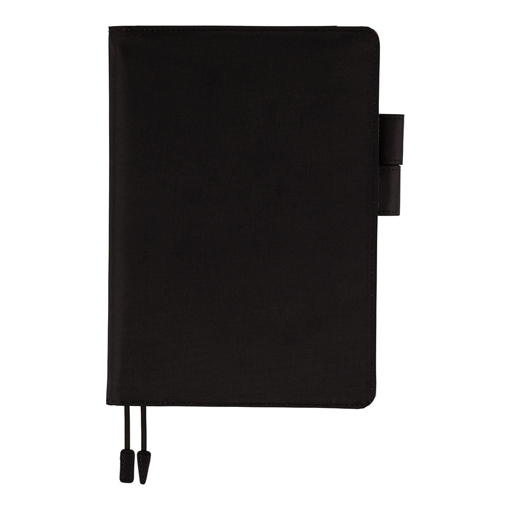 Funda para cuaderno Hobonichi Techo Cousin, tamaño A5 - Colores: negro x azul transparente