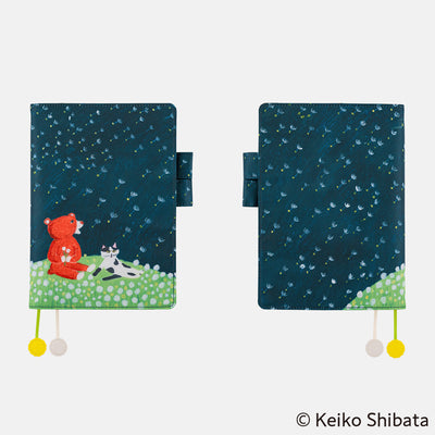 Hobonichi Techo 2025 Cousin Cover, A5 - Keiko Shibata: Gentle Breeze in a Dandelion Field