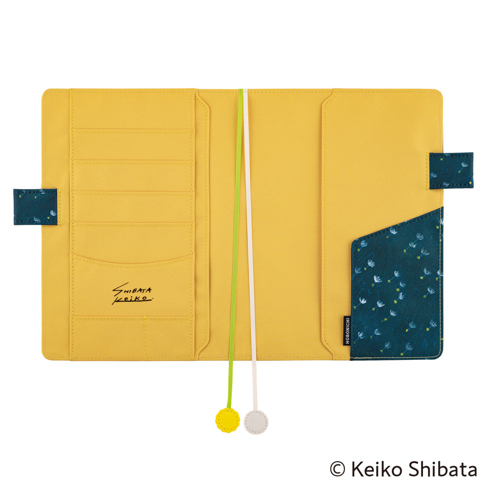 Couverture Cousin Hobonichi Techo 2025, A5 - Keiko Shibata : Douce brise dans un champ de pissenlits