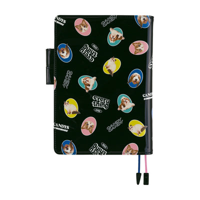 Hobonichi Techo 2026 Cousin Book & Cover, A5 - Candy Stripper: Random Dog & Cat (Jan/Mon Start)