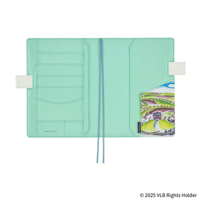 Hobonichi Techo 2026 Cousin Book & Cover, A5 - Virginia Lee Burton: The Little House (Jan/Mon Start)