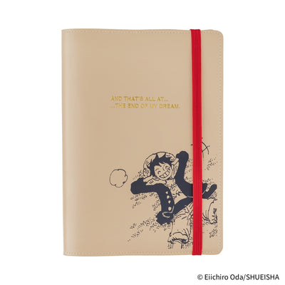 Hobonichi Techo 2026 Original Book & Cover, A5 - ONE PIECE Magazine: End of Luffy’s Dream; Sand Beige (Jan/Mon Start)